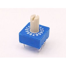 DIP旋轉開關（0〜F：正邏輯）2個。