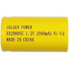 SC鎳鎘電池（NiCd）電池KR2000SC